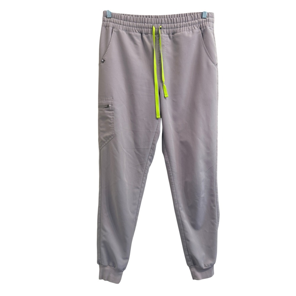 Figs Zamora High-Rise Jogger Scrub Pant Womens Medium in Slate (Gray) Elastic